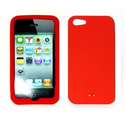 iPhone 5 Silicone Skin Case (Red)